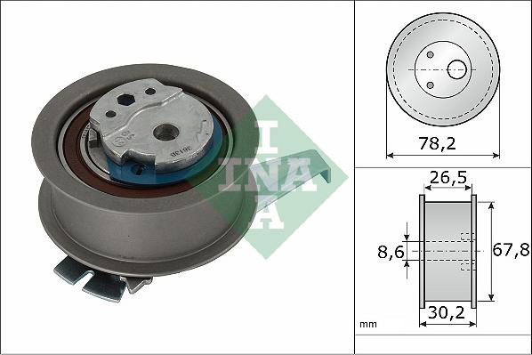Wilmink Group WG2216107 - Tensioner Pulley, timing belt car-mod.net