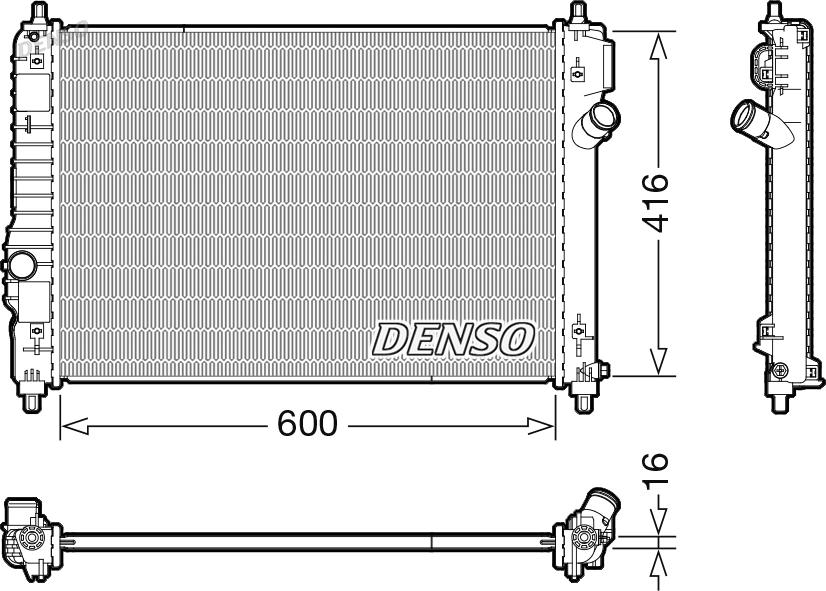 CARRO 032506335 - Radiator, engine cooling car-mod.net