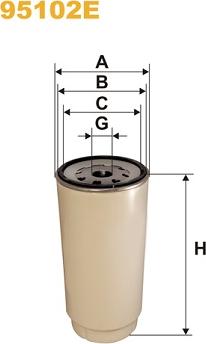 WIX Filters 95102E - Fuel filter car-mod.net