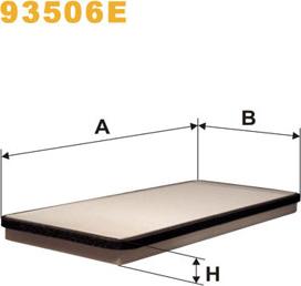 WIX Filters 93506E - Filter, interior air car-mod.net