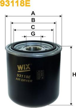 WIX Filters 93118E - Air Dryer, compressed-air system car-mod.net