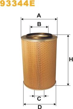 WIX Filters 93344E - Engine Air Filter car-mod.net