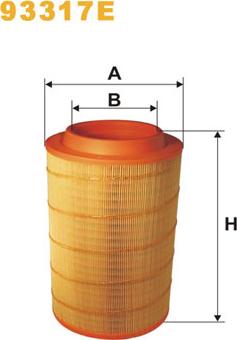 WIX Filters 93317E - Engine Air Filter car-mod.net