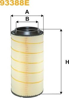 WIX Filters 93388E - Engine Air Filter car-mod.net