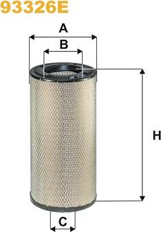 WIX Filters 93326E - Engine Air Filter car-mod.net