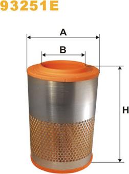 WIX Filters 93251E - Engine Air Filter car-mod.net