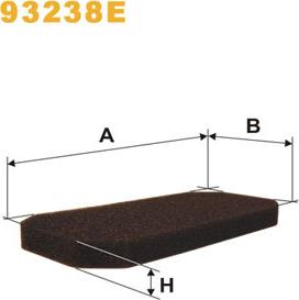 WIX Filters 93238E - Filter, interior air car-mod.net
