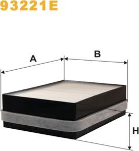 WIX Filters 93221E - Filter, interior air car-mod.net
