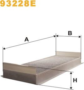 WIX Filters 93228E - Filter, interior air car-mod.net