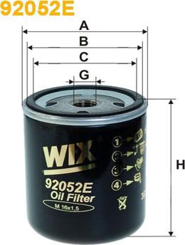 WIX Filters 92052E - Hydraulic Filter, automatic transmission car-mod.net