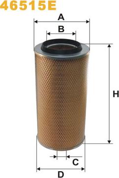 WIX Filters 46515E - Engine Air Filter car-mod.net
