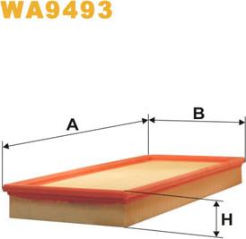 WIX Filters WA9493 - Engine Air Filter car-mod.net