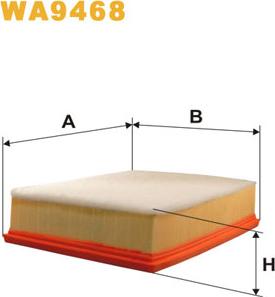 WIX Filters WA9468 - Engine Air Filter car-mod.net