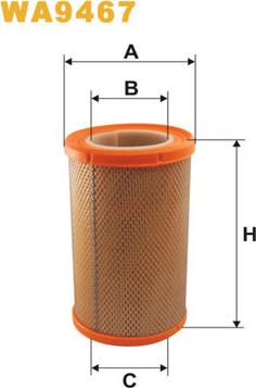WIX Filters WA9467 - Engine Air Filter car-mod.net
