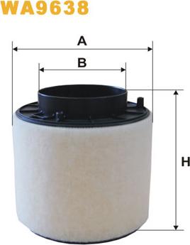 WIX Filters WA9638 - Engine Air Filter car-mod.net