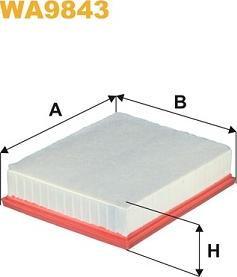 WIX Filters WA9843 - Engine Air Filter car-mod.net