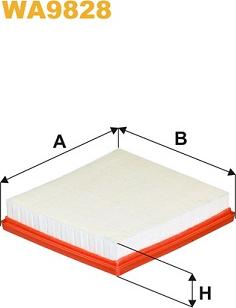 WIX Filters WA9828 - Engine Air Filter car-mod.net