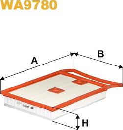 WIX Filters WA9780 - Engine Air Filter car-mod.net