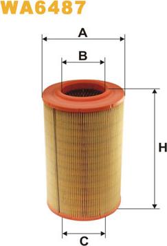 WIX Filters WA6487 - Engine Air Filter car-mod.net