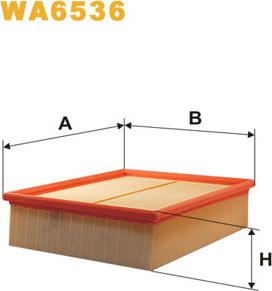 WIX Filters WA6536 - Engine Air Filter car-mod.net