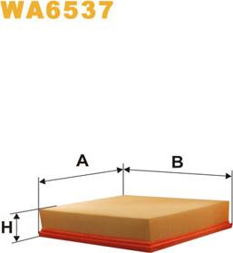 WIX Filters WA6537 - Engine Air Filter car-mod.net