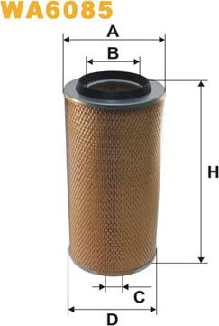 WIX Filters WA6085 - Engine Air Filter car-mod.net
