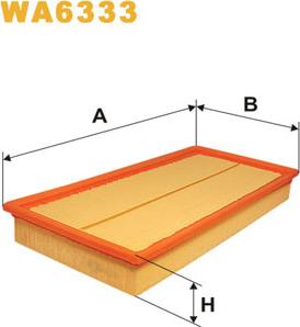 WIX Filters WA6333 - Engine Air Filter car-mod.net