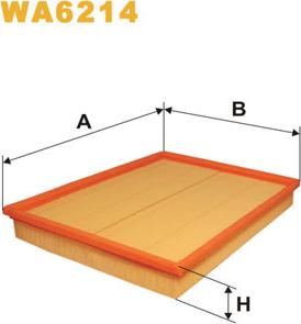 WIX Filters WA6214 - Engine Air Filter car-mod.net