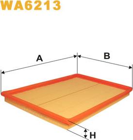WIX Filters WA6213 - Engine Air Filter car-mod.net