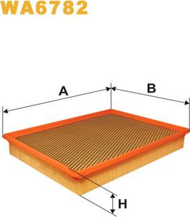 WIX Filters WA6782 - Engine Air Filter car-mod.net