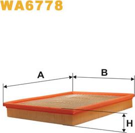 WIX Filters WA6778 - Engine Air Filter car-mod.net