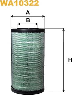 WIX Filters WA10322 - Engine Air Filter car-mod.net