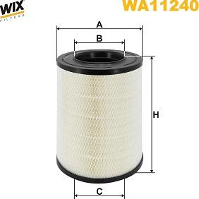 WIX Filters WA11240 - Engine Air Filter car-mod.net