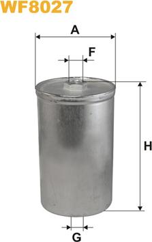 WIX Filters WF8027 - Fuel filter car-mod.net