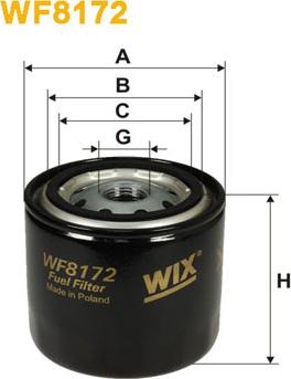 WIX Filters WF8172 - Fuel filter car-mod.net