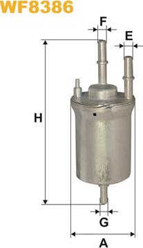 WIX Filters WF8386 - Fuel filter car-mod.net
