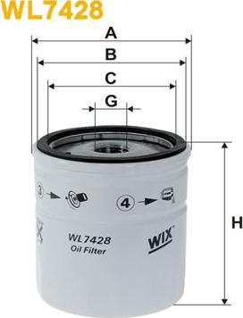 WIX Filters WL7428 - Oil Filter car-mod.net