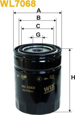 WIX Filters WL7068 - Oil Filter car-mod.net