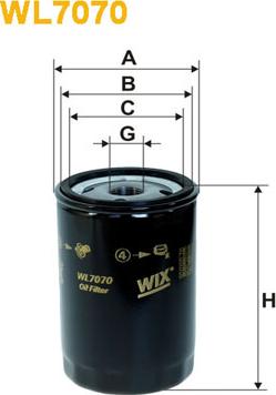 WIX Filters WL7070 - Oil Filter car-mod.net