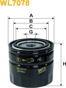 WIX Filters WL7078 - Oil Filter car-mod.net