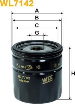 WIX Filters WL7142 - Oil Filter car-mod.net
