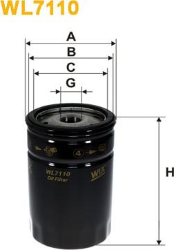 WIX Filters WL7110 - Oil Filter car-mod.net