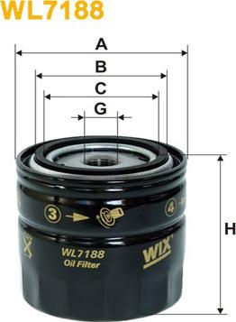 WIX Filters WL7188 - Oil Filter car-mod.net