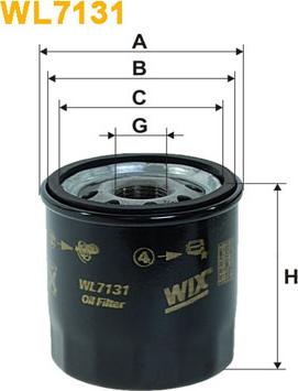 WIX Filters WL7131 - Oil Filter car-mod.net