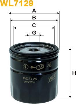 WIX Filters WL7129 - Oil Filter car-mod.net