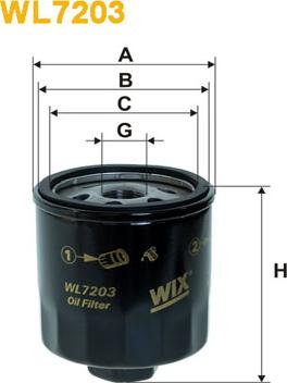WIX Filters WL7203 - Oil Filter car-mod.net