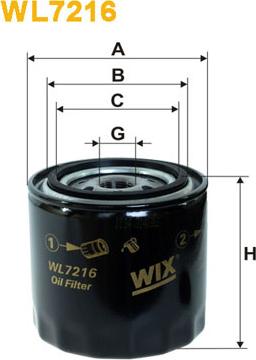 WIX Filters WL7216 - Oil Filter car-mod.net