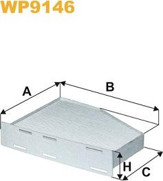 WIX Filters WP9146 - Filter, interior air car-mod.net
