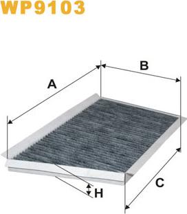 WIX Filters WP9103 - Filter, interior air car-mod.net