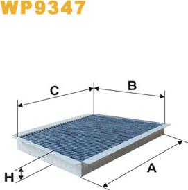 WIX Filters WP9347 - Filter, interior air car-mod.net